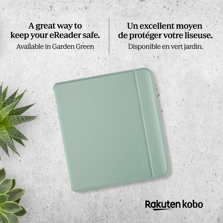 Funda Kobo Libra Colour Basic SleepCover Case Garden Green