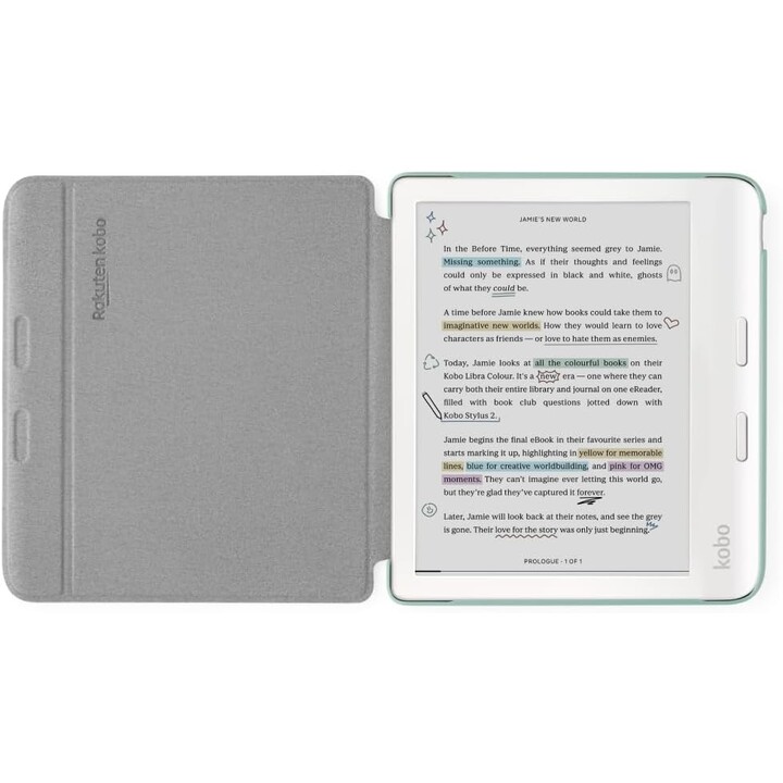 Funda Kobo Libra Colour Basic SleepCover Case Garden Green