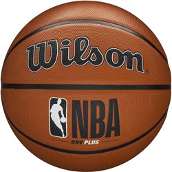 Wilson NBA DRV Plus Intérieure et extérieure Noir, Marron, Blanc