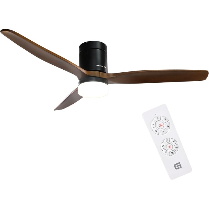Grunkel SKYWIND-52WN Deckenventilator/ 41 W/ 3 Flügel 132 cm/ 6 Geschwindigkeiten