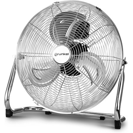 Ventilador de Suelo Industrial Grunkel MET-H18INDUSTRIAL/ 90W/ 3 Aspas 45cm/ 3 Velocidades