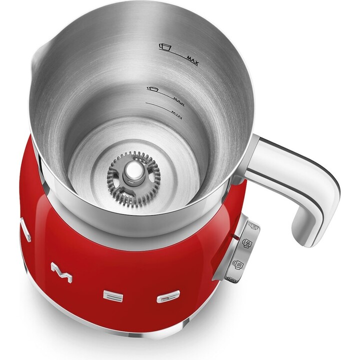 Smeg Milchaufschäumer 50´style rot