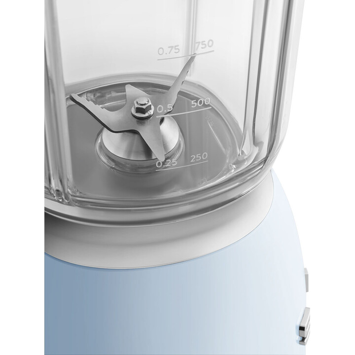 Mélangeur en verre Smeg bleu 
