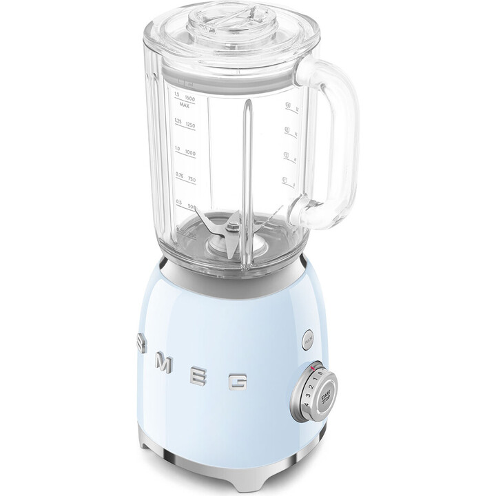 Mélangeur en verre Smeg bleu 