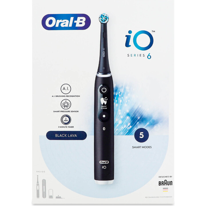 Braun Oral-B Io 6N Black Onyx elektrische Zahnbürste