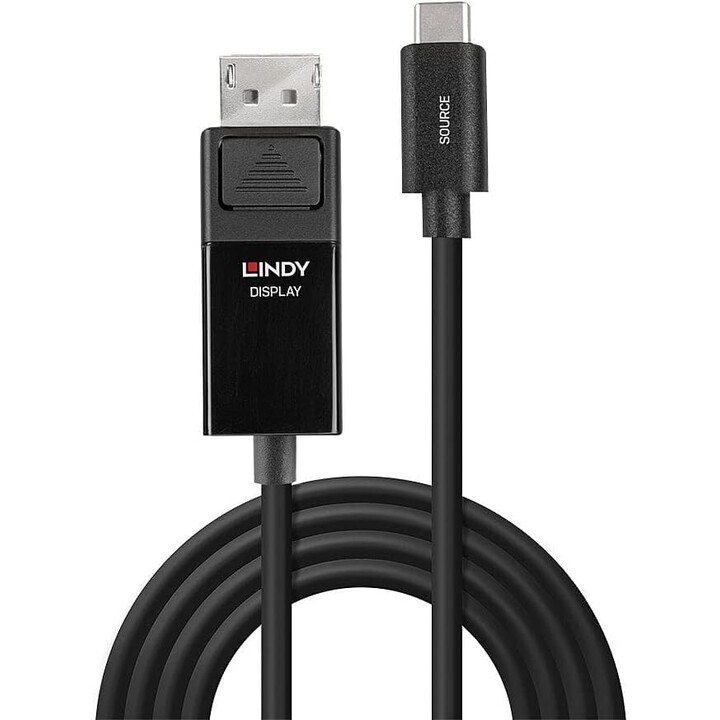 Cable adaptador usb tipo c a dp 8k60 de 3m