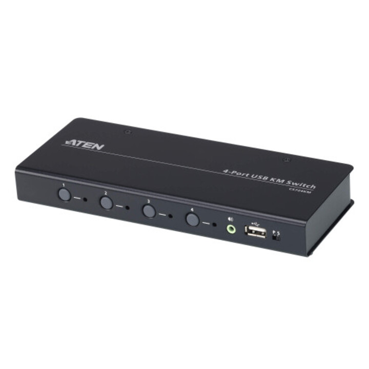 Interruptor Kvm Preto Aten Cs724km