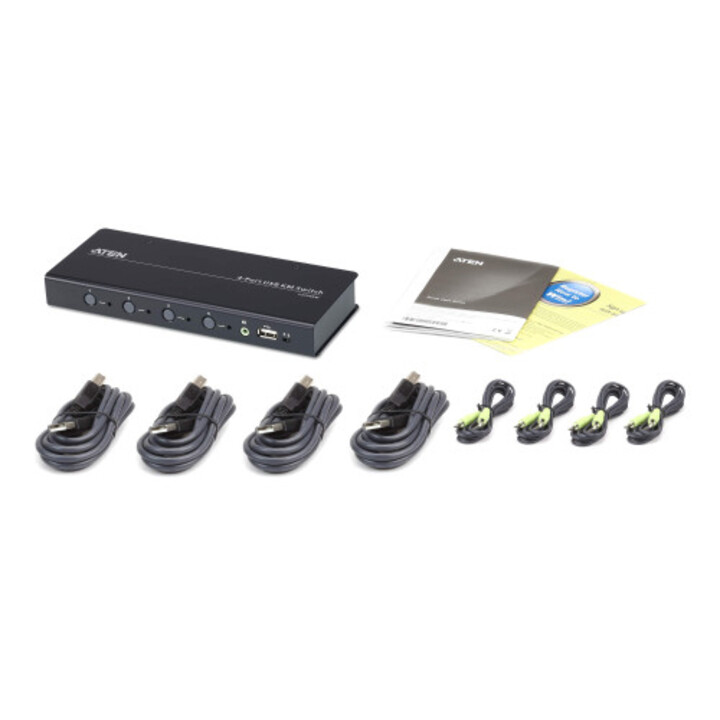 Aten Cs724km Black Kvm Switch