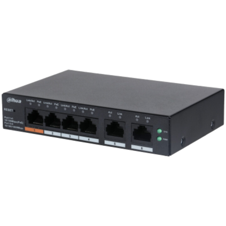 Dahua Technology Dh-cs4226-24et-375 Ethernet L2 Gigabit gerenciada (10/100/1000) Power Over Ethernet (poe) Preto