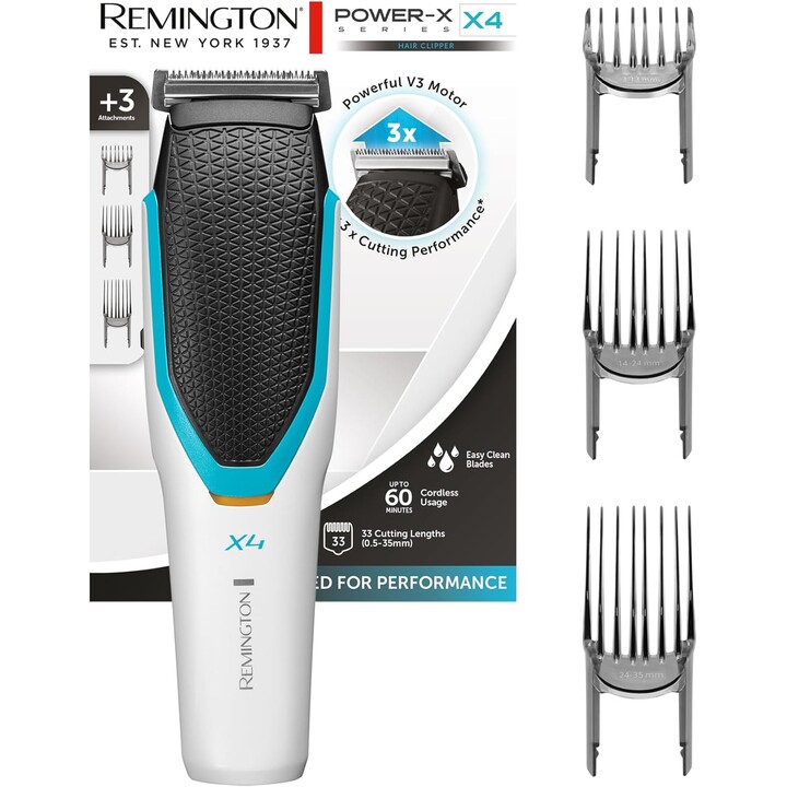 Remington hair clippers hc4000 series x4