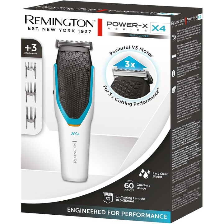 Remington hair clippers hc4000 series x4