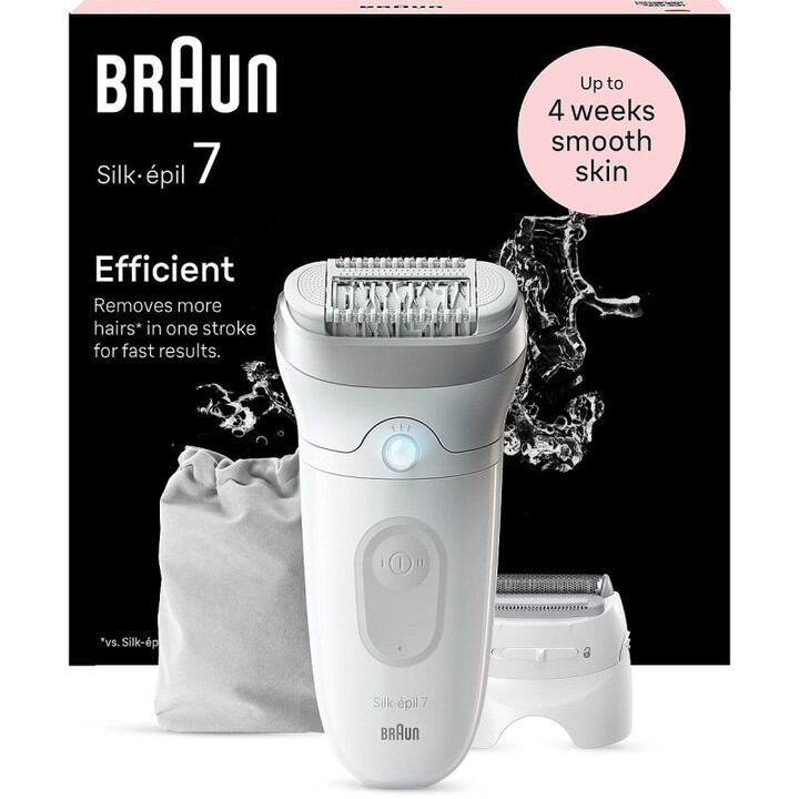 Braun Silk Epil Series 7 Epilierer 7-041/ Mit Akku/ 5 Zubehörteile