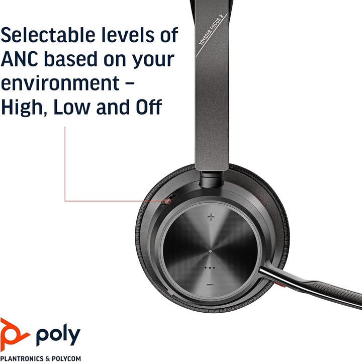 Auriculares Poly Voyager Focus 2 USB-A
