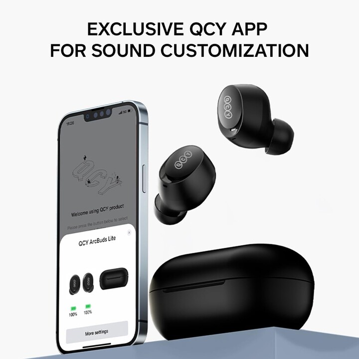 QCY T27 TWS Negro - Auriculares Bluetooth