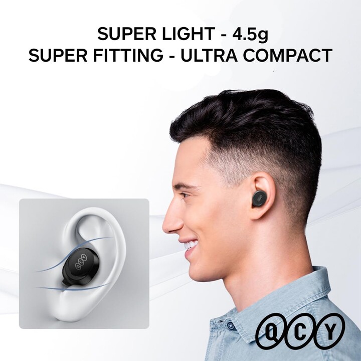 QCY T27 TWS Negro - Auriculares Bluetooth