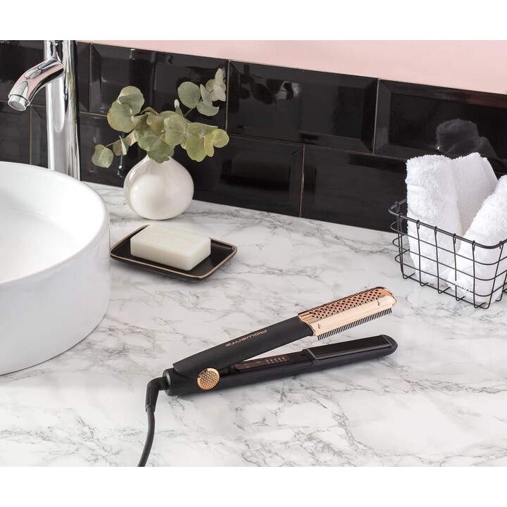 Rowenta Ultimate Experience Hair Straightener SF8210F0 LED Black, Copper