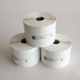 Polyester labels 76.2mmx76 cf.12