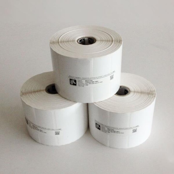 Polyester labels 76.2mmx76 cf.12