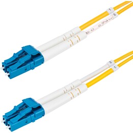 StarTech.com Cable de Fibra Óptica Dúplex LC a LC (UPC) OS2 Monomodo de 2m - 9/125µm - 100G - Resistente a Dobleces - Low Insert