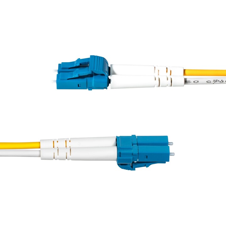 STARTECH.com SMDOS2LCLC2M Glasfaserkabel LC-LC OS2 Duplex 9/125µm gelb