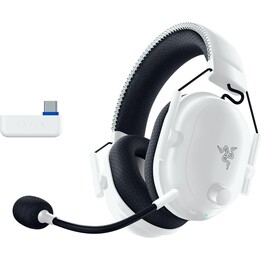 Razer Blackshark V2 Pro para Playstation Fones de ouvido sem fio Tiara Jogo Usb Tipo C Bluetooth Branco