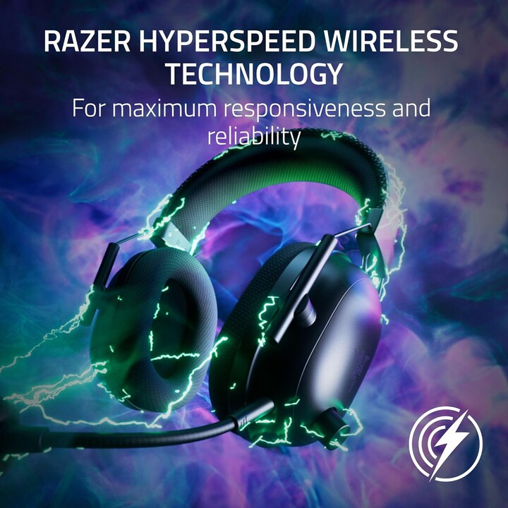 Razer Blackshark V2 Pro per cuffie Playstation Fascia per capelli wireless Gioco USB tipo C Bluetooth Nero
