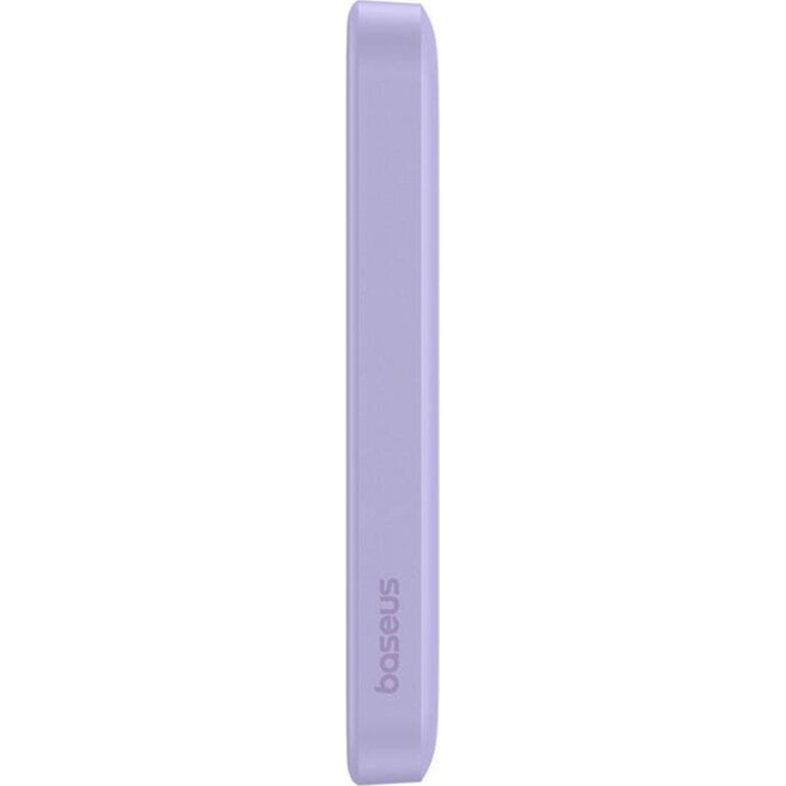 Baseus Power Bank Mini 5000mAh MagSafe Compatible Purple - Fast Charge 20W and Type C Cable Included