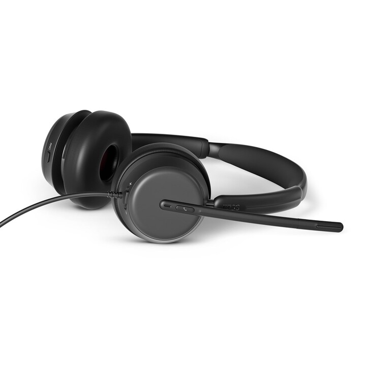EPOS Impact 860 ANC - Auriculares dobles con cancelación de ruido de alto rendimiento, audio de banda súper ancha, conectividad
