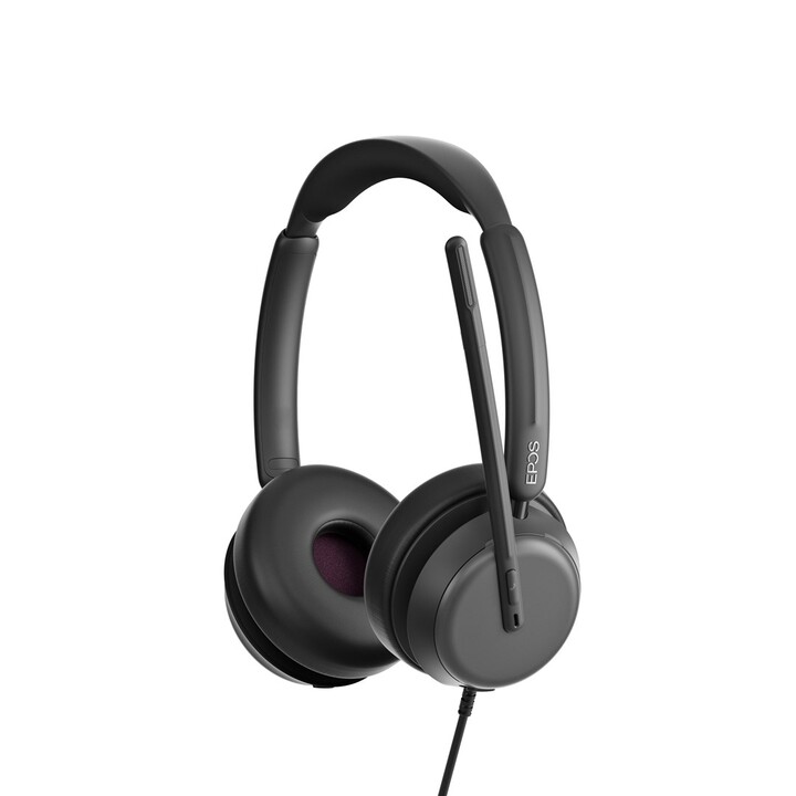 EPOS Impact 860 ANC - Cuffie a doppio orecchio con cancellazione del rumore ad alte prestazioni, audio a banda super larga, conn