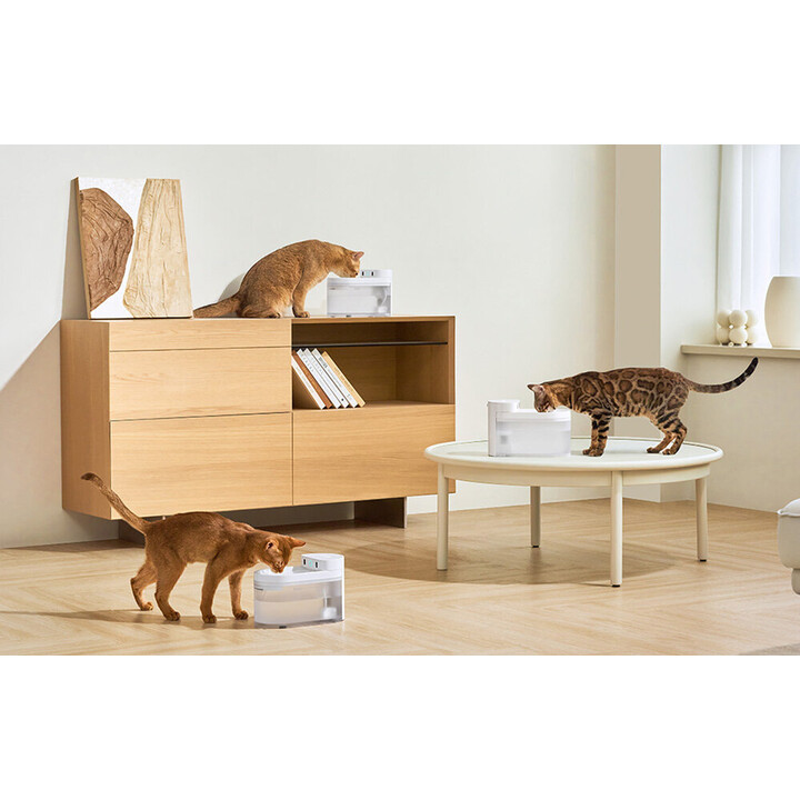Automatic wireless pet water fountain Catlink Pure 3 White