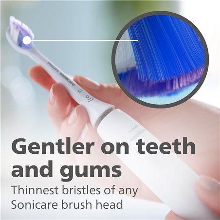 Philips Sonicare S2 Sensitive HX6054/10 Pack of 4 white Sonicare brush heads