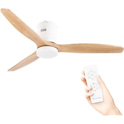 Ventilador de Teto Grunkel SKYWIND-52WB/ 41W/ 3 Lâminas 132cm/ 6 Velocidades