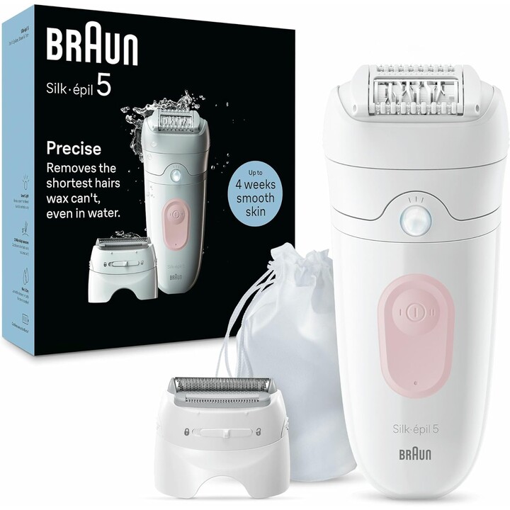 Braun Silk Epil Series 5 Epilierer 5-030/ Mit Akku/ 4 Zubehörteile