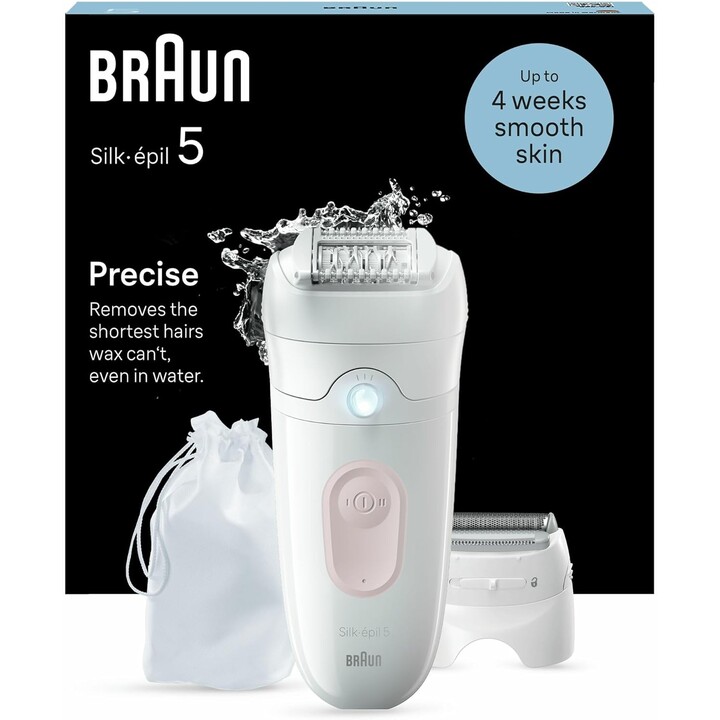 Braun Silk Epil Series 5 Epilierer 5-030/ Mit Akku/ 4 Zubehörteile