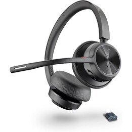 Poly Voyager 4320 UC Auriculares inalámbricos estéreo con micrófono con cancelación de ruido