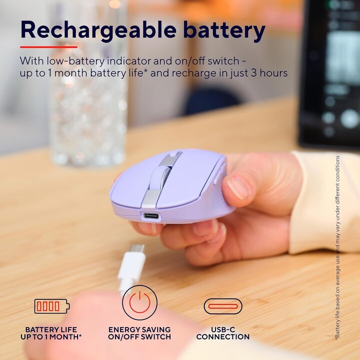 Trust Ozaa Compact mouse wireless Bluetooth viola