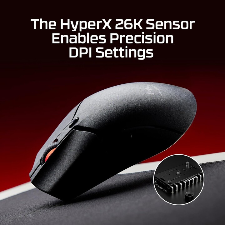 Hp Hyperx Pulsefire Haste 2 Mini : Souris de jeu sans fil (noir)