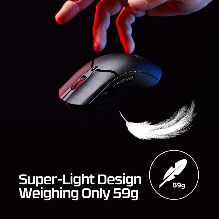 Hp Hyperx Pulsefire Haste 2 Mini: Wireless Gaming Mouse (white)