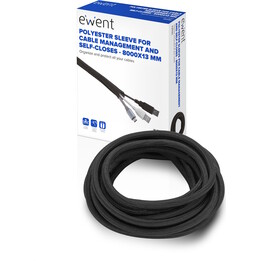 Ewent Ew1561 Organizador De Cables Universal Pasacables Negro 1 Pieza(s)
