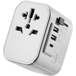 Ewent Ew1475 Adaptateur de prise électrique universel blanc