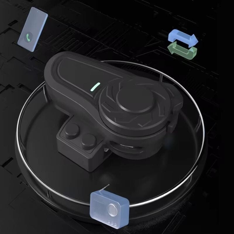 Hysnox X2 (Pack de 2) Bluetooth 5.0 Negro - Intercomunicador para Moto