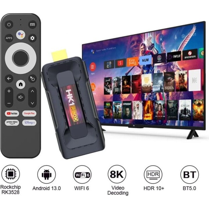 HK1 RBOX D8 RK3528 4GB 32GB 8K - Android TV
