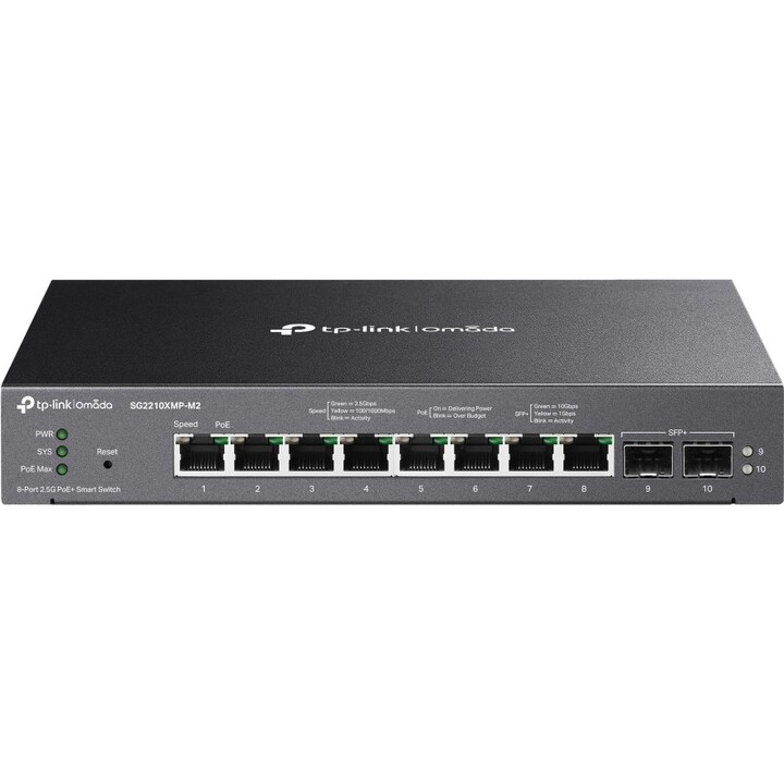 Omada smart switch 8-port poe+