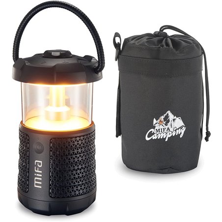 Mifa Wild Camping Bluetooth Linterna LED Negro - Altavoz portátil