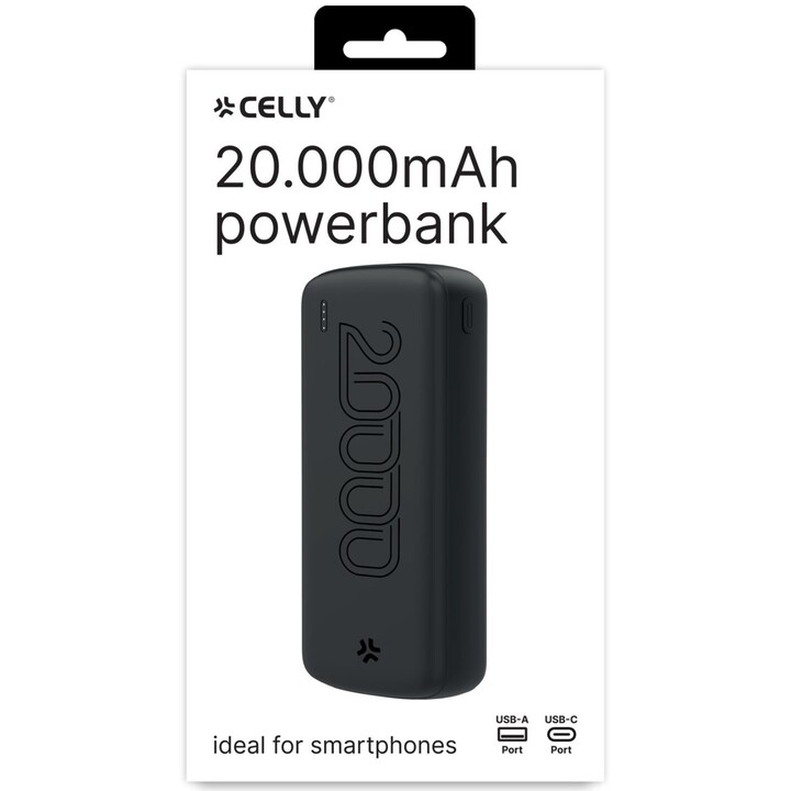 Powerbank 20000mah evo negro
