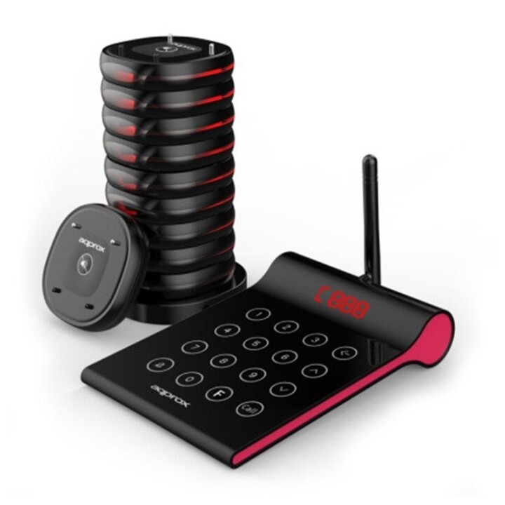 Approx appCUSTOMERCALLERKIT kit d’appel client noir