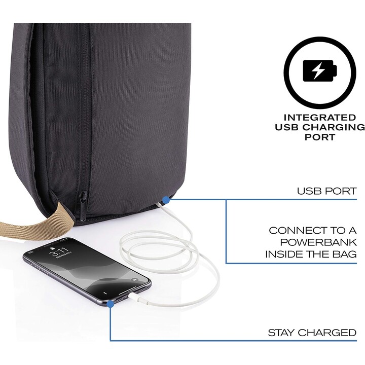 XD Design Bobby Sling Anti-theft Backpack Black
