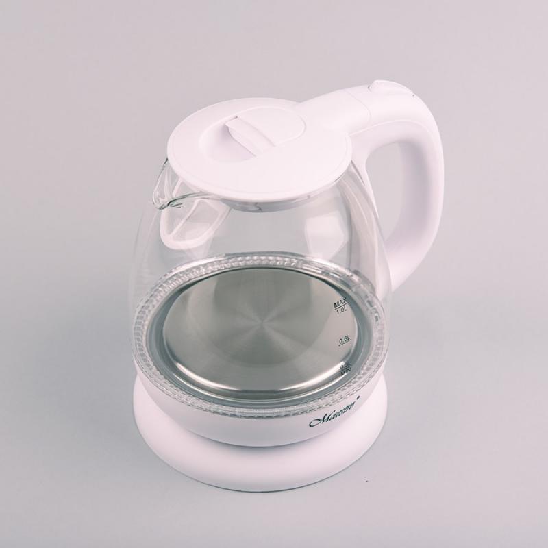 Feel-Maestro MR-055-WHITE tetera eléctrica 1 L Blanco 1100 W