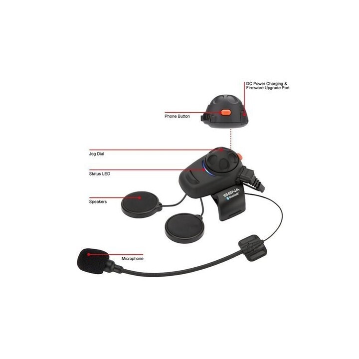 Intercomunicador para motocicleta Sena SMH5 Dual Pack