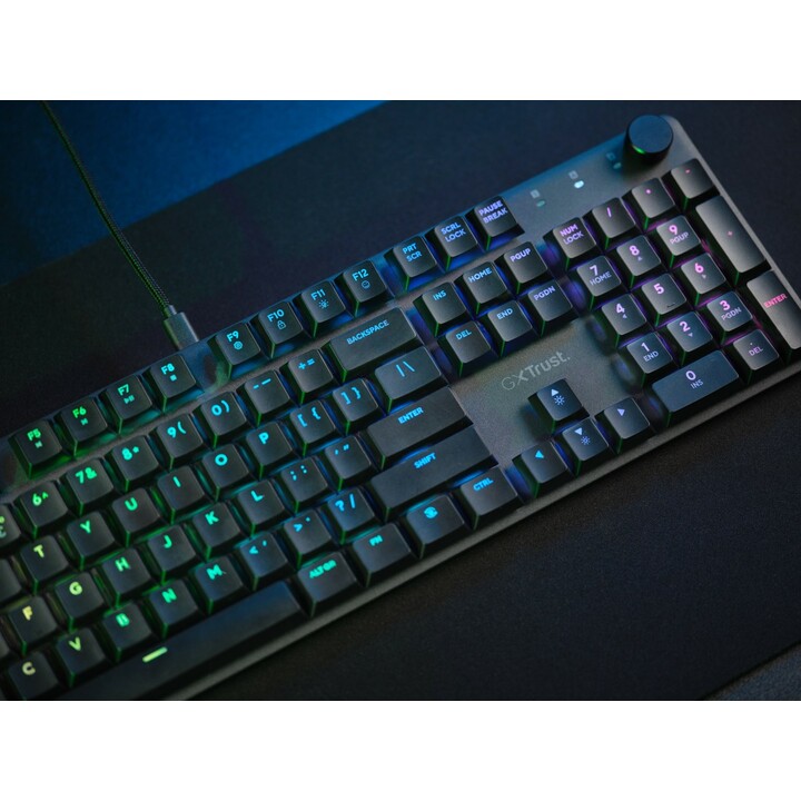 Trust GXT 866 TORIX Tastatur USB QWERTY US International Schwarz